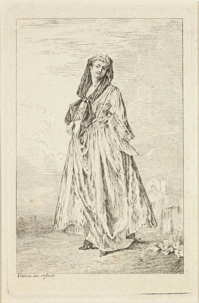 Figuras de modo de Jean-Antoine Watteau