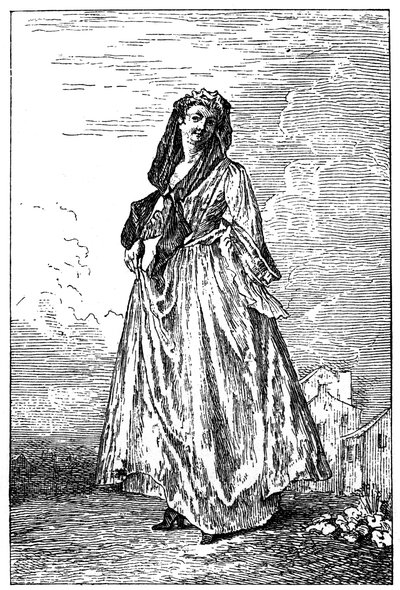 Traje francês, 1885. de Jean Antoine Watteau