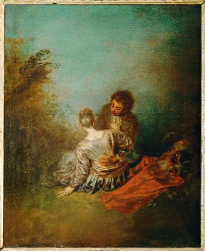 Der Fehltritt von Jean-Antoine Watteau