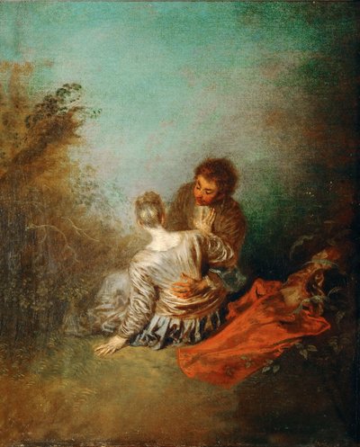 Le Faux Pas O avanço errado de Jean Antoine Watteau