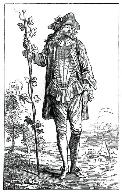 Bauernkostüm, 1885 von Jean Antoine Watteau