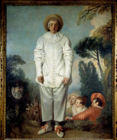 Pierrot, uma vez chamado Gilles. (Pedrolino, na Commedia dell
