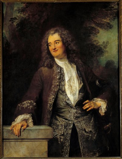 Retrato de uma Pintura Gentilman de Jean Antoine Watteau (1684-1721) 1715 Sol. 1,3x0,97 m de Jean Antoine Watteau