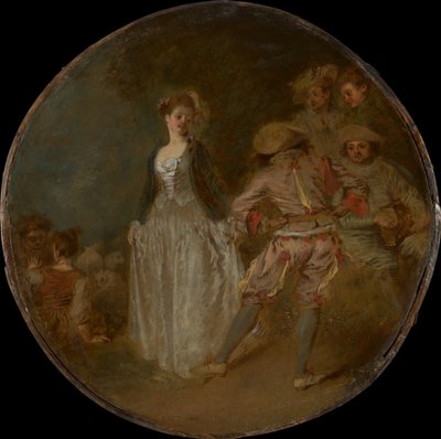 A Dança Country de Jean Antoine Watteau