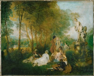 A festa do amor de Jean Antoine Watteau