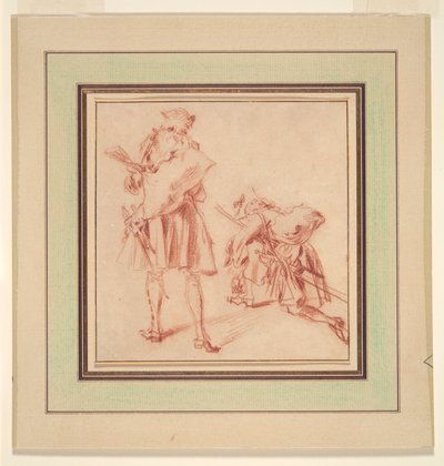 Dois Recrutas de Jean-Antoine Watteau