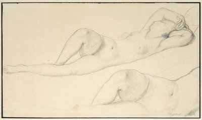 Um nu feminino reclinado, de Jean Auguste Dominique Ingres
