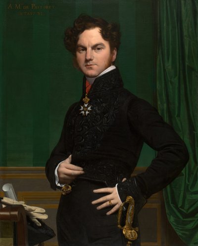 Amédée-David, o Comte de Pastoret, 1823-26. de Jean Auguste Dominique Ingres