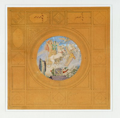 Apoteose de Napoleão I. Inscrição, em ouro, por baixo ... de Jean Auguste Dominique Ingres