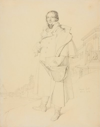 Charles François Mallet, Engenheiro Civil de Jean Auguste Dominique Ingres