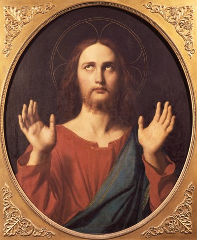 Cristo, de Jean Auguste Dominique Ingres (1780-1867), óleo sobre tela, 80x66 cm. de Jean Auguste Dominique Ingres
