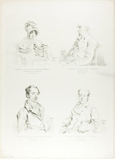 Quatro Retratos de Família de Jean Auguste Dominique Ingres