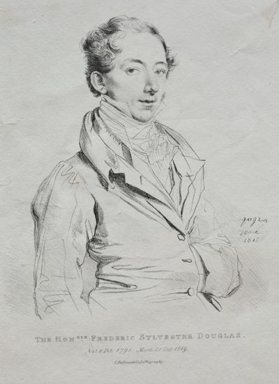 Honorável Frederic Sylvester Douglas de Jean Auguste Dominique Ingres