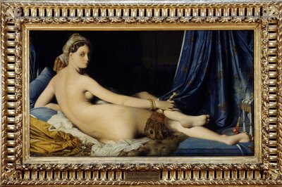 La Grande Odalisque - by Ingres de Jean Auguste Dominique Ingres