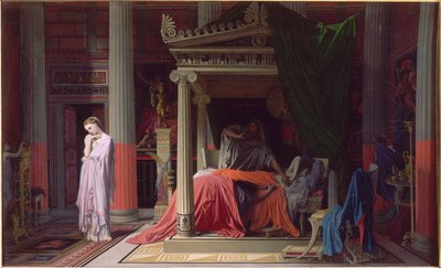 A doença de Antíoco, ou Antíoco e Estratonice de Jean Auguste Dominique Ingres