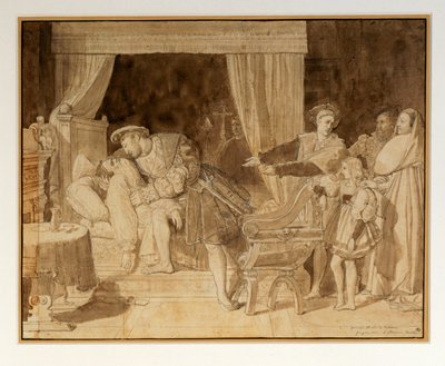 La mort de Leonard de Vinci - A morte de Leonardo ... de Jean Auguste Dominique Ingres