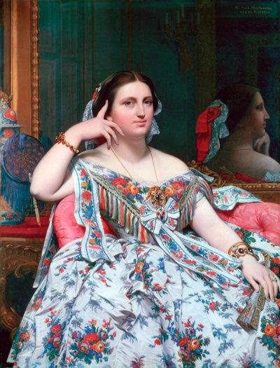 Madame Moitessier, 1856 de Jean Auguste Dominique Ingres