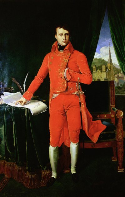 Napoleão Bonaparte Primeiro Cônsul, 1803-1804 de Jean Auguste Dominique Ingres