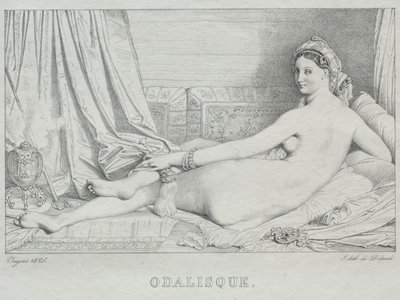 Odalisque, 1825. de Jean Auguste Dominique Ingres