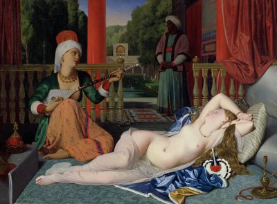 Odalisco com Escravo de Jean Auguste Dominique Ingres