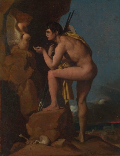 Édipo e a Esfinge, c. 1826 de Jean Auguste Dominique Ingres
