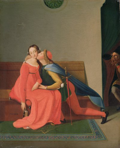 Paolo e Francesca de Jean Auguste Dominique Ingres