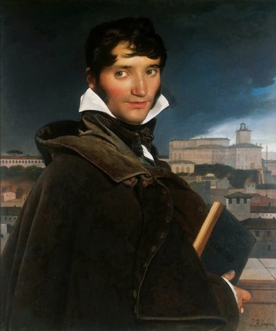 Retrato de François-Marius Granet 1775-1849, 1807. de Jean Auguste Dominique Ingres