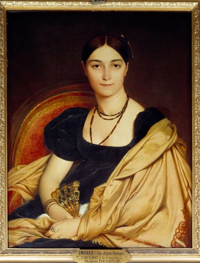 Retrato de Madame de Vaucay (ou Devaucay) nee de Nittis de Jean Auguste Dominique Ingres