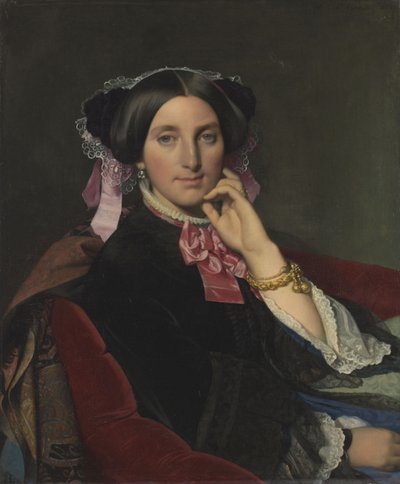 Retrato de madame Caroline Gonse, 1852. de Jean Auguste Dominique Ingres