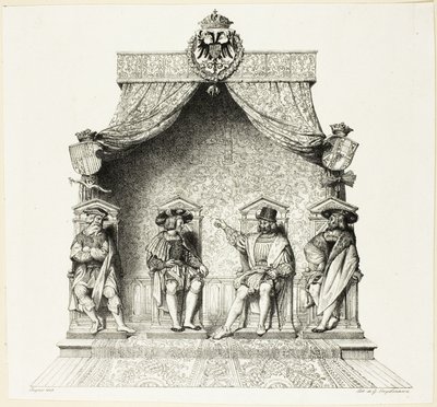 Os quatro magistrados de Besançon de Jean Auguste Dominique Ingres