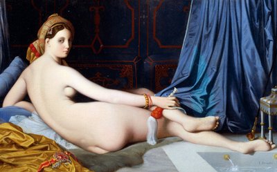 A Grande Odalisca (óleo sobre tela) de Jean Auguste Dominique Ingres