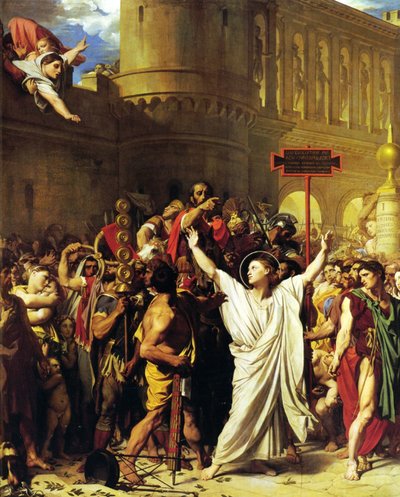 O martírio de São Symphorian, 1834 de Jean Auguste Dominique Ingres
