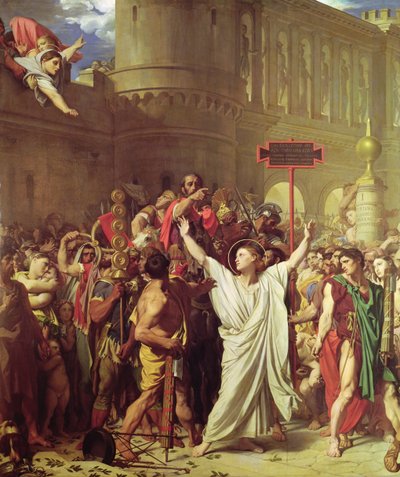 O martírio de São Symphorien, 1834 de Jean Auguste Dominique Ingres