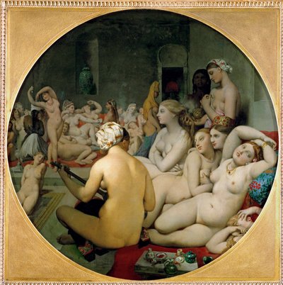 O banho turco ... de Jean Auguste Dominique Ingres