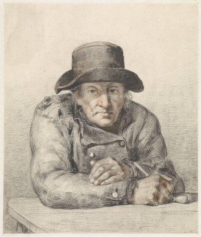 Velho com tubo de Jean Augustin Daiwaille