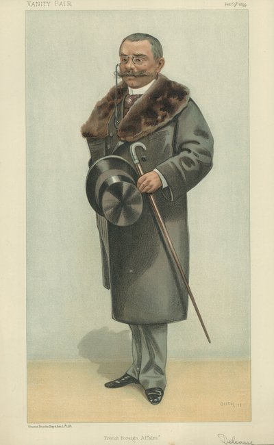 M Theophile Delcasse (cor litho) de Jean Baptiste (after) Guth