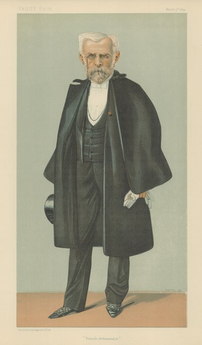 O Barão Chaudron de Coucel (cor litho) de Jean Baptiste (after) Guth