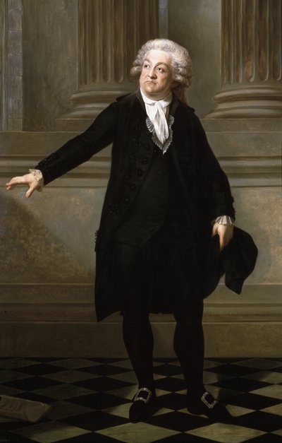 Retrato de Honore Gabriel Riqueti, Conde de Mirabeau (óleo sobre tela de Jean Baptiste Adolphe Gibert