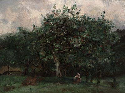 Paisagem com Menina de Jean Baptiste-Antoine Guillemet