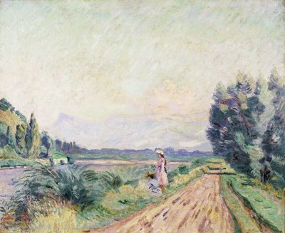 Bancos do Isere em Pontcharra; Bancos do Isere em Pontcharra, 1901 de Jean Baptiste Armand Guillaumin