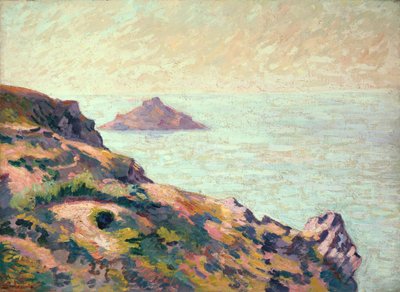 Costa do Val André, c.1907 (óleo sobre tela) de Jean Baptiste Armand Guillaumin