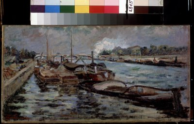 O Sena. Pintura de Jean Baptiste Armand Guillaumin (1841-1927) de Jean Baptiste Armand Guillaumin