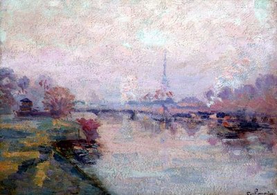 O Sena em Paris (óleo sobre tela) de Jean Baptiste Armand Guillaumin
