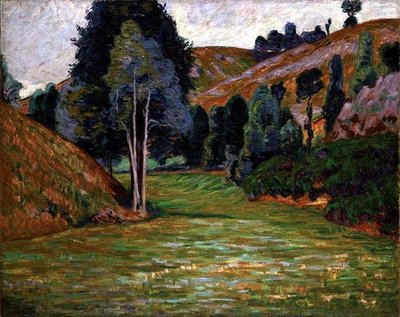 Vale em Pontgibaud, c.1890 (óleo sobre tela) de Jean Baptiste Armand Guillaumin