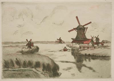 Vista de Saardam, 1909. de Jean Baptiste Armand Guillaumin