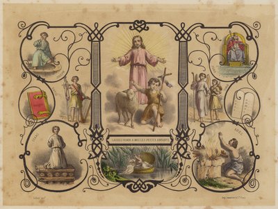 Vamos para mim crianças pequenas de Jean-Baptiste Auguste Leloir