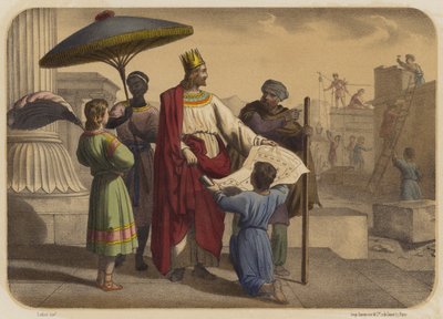 Salomon Batit O Templo de Jean-Baptiste Auguste Leloir
