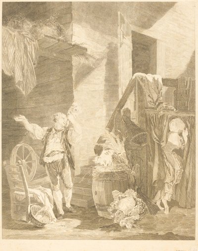 Rosa e Cola de Jean Baptiste Blaise Simonet after Pierre Antoine Baudouin