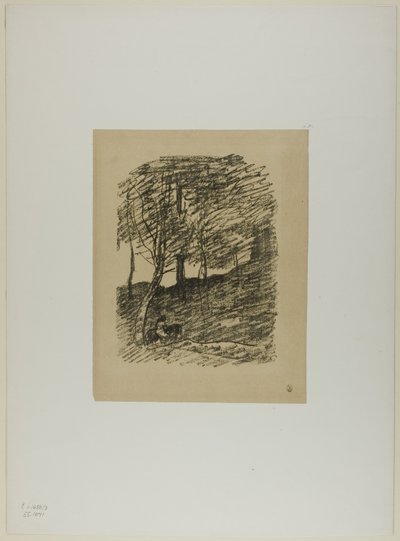 Debaixo das árvores de Jean-Baptiste-Camille Corot