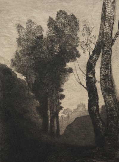 Arredores de Roma de Jean Baptiste Camille Corot